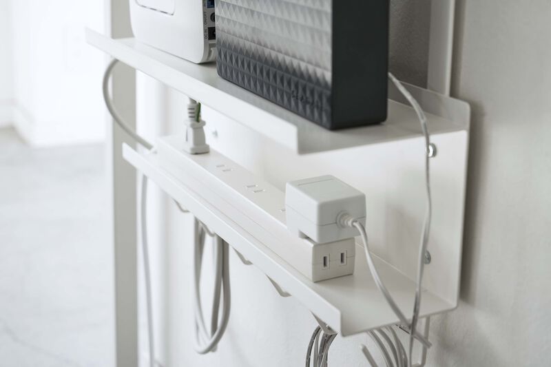 Under-Desk Cable & Router Storage Rack