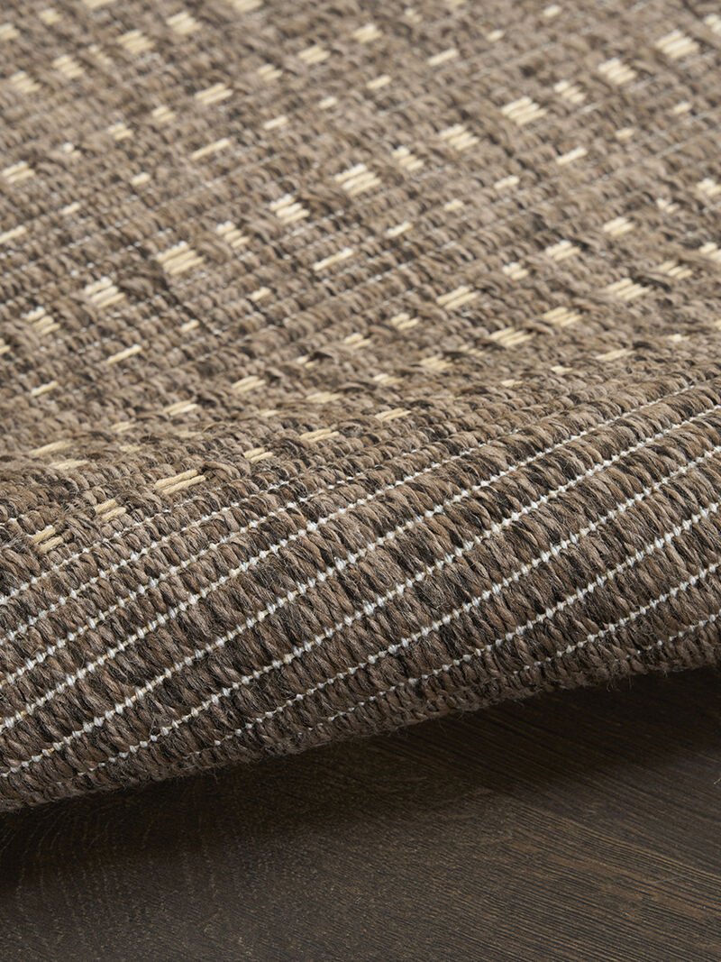 Tulum TLM01 Brown 2'2" x 10' Rug image number 4