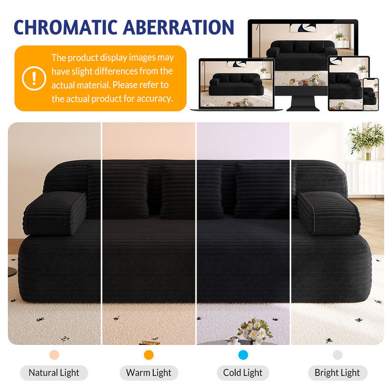Rejarv 2-in-1 Convertible Sofa Bed image number 2