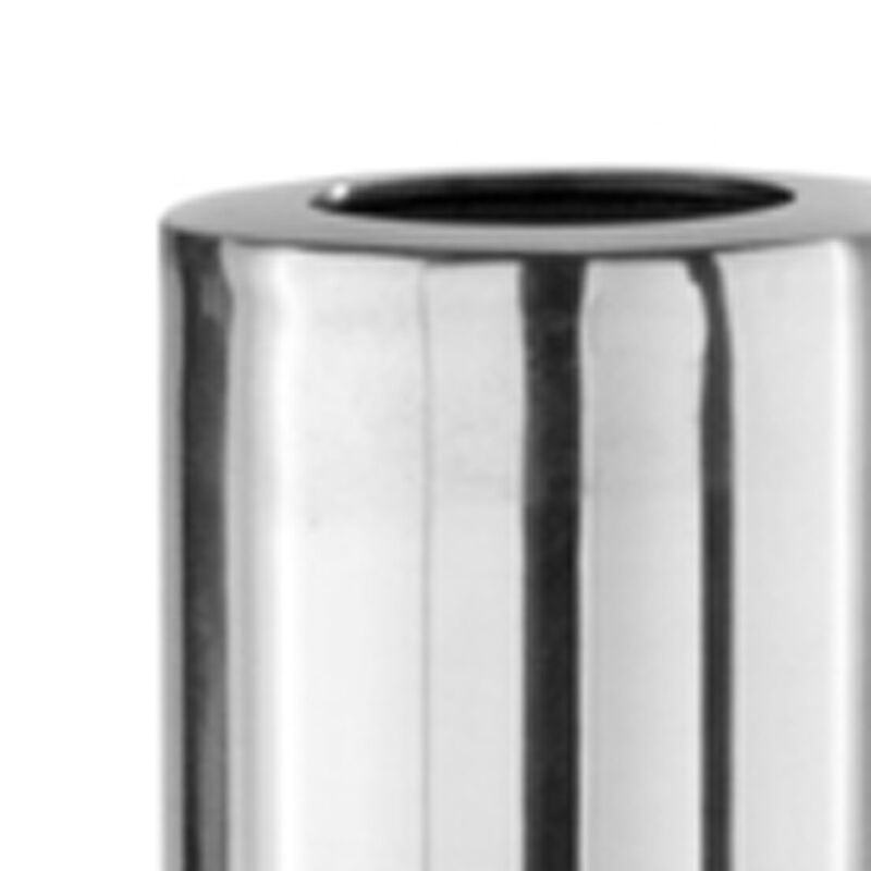 Contemporary Aluminum Table Vase &ndash; Cylinder Vase for Dining Table, Living Room, and Office D&eacute;cor