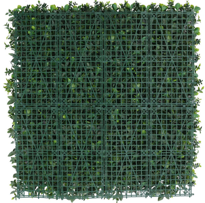 Natural Artificial Boxwood Wall 40" x 40" 11SQ FT Commercial Grade UV Resistant image number 8