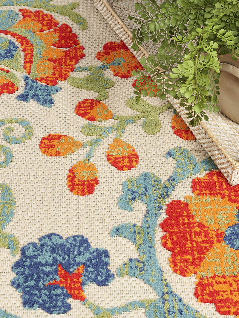 Aloha ALH17 Red/Multicolor 10' x 14' Rug