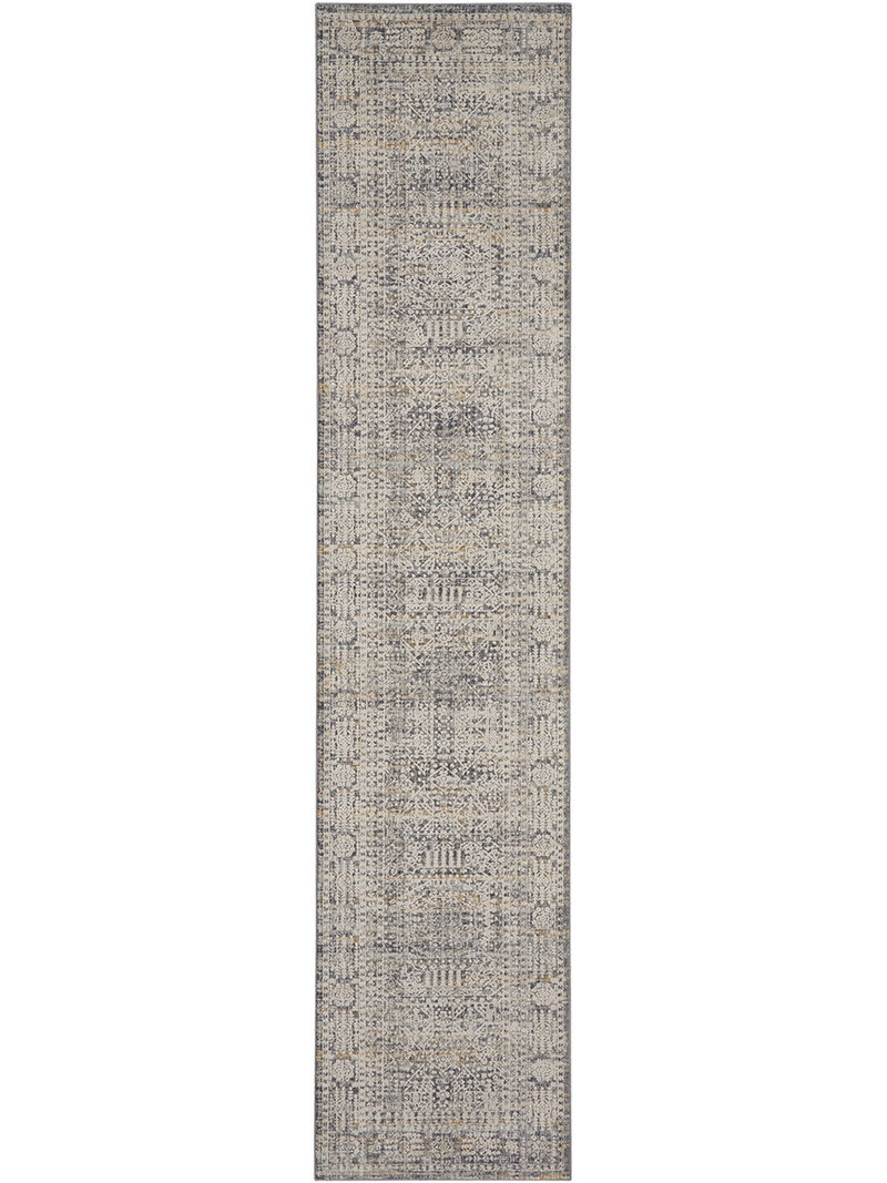 Lynx LNX05 Ivory/Slate 2'3" x 10' Rug