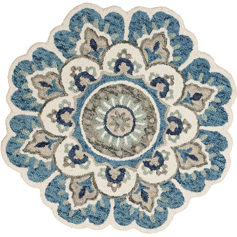 LR Home Dazzle Wool Area Rug Indoor image number 0