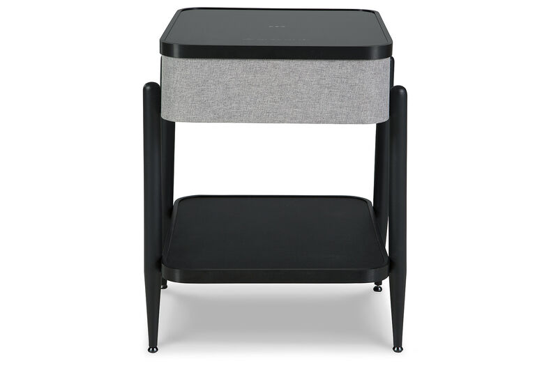 Jorvalee Built-In Speaker Accent Table with Wireless and USB Charging image number 2