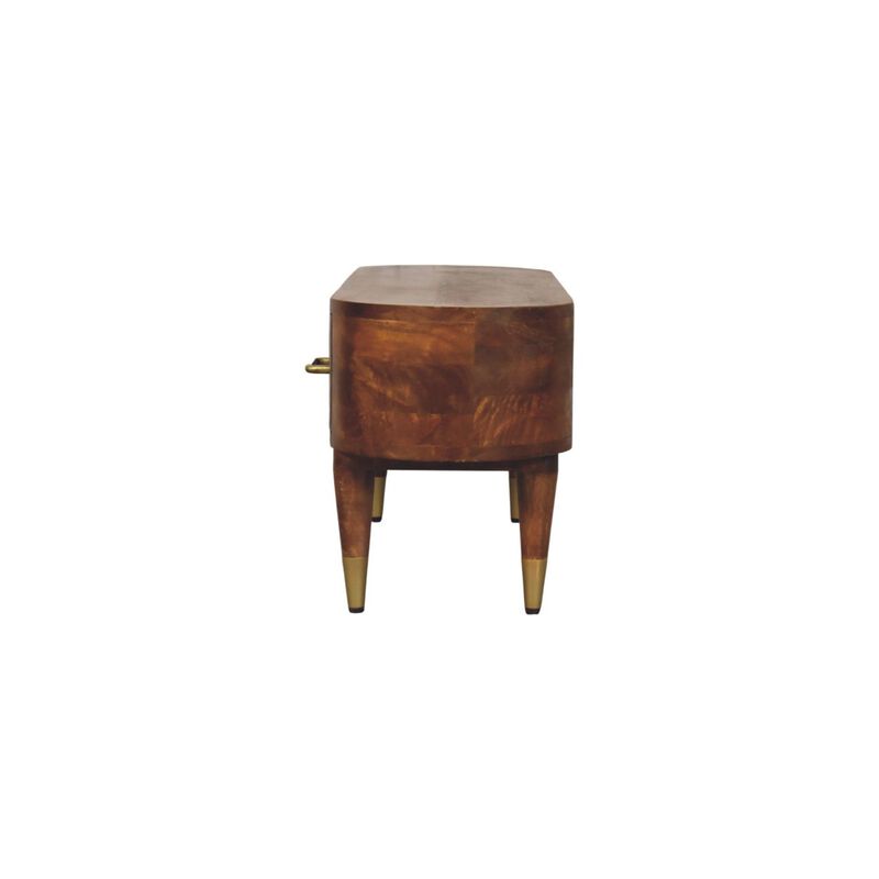 Artisan Furniture Solid Wood Valenza Media Unit, Brown image number 7