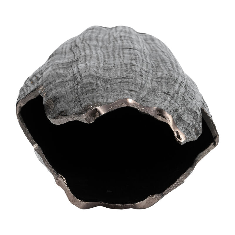 Metal Abstract Ridged Vase image number 5
