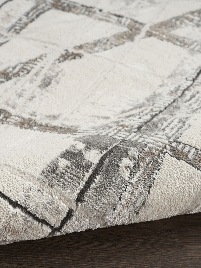 Desire DSR03 Gray/Silver 5'3" x 7'3" Rug