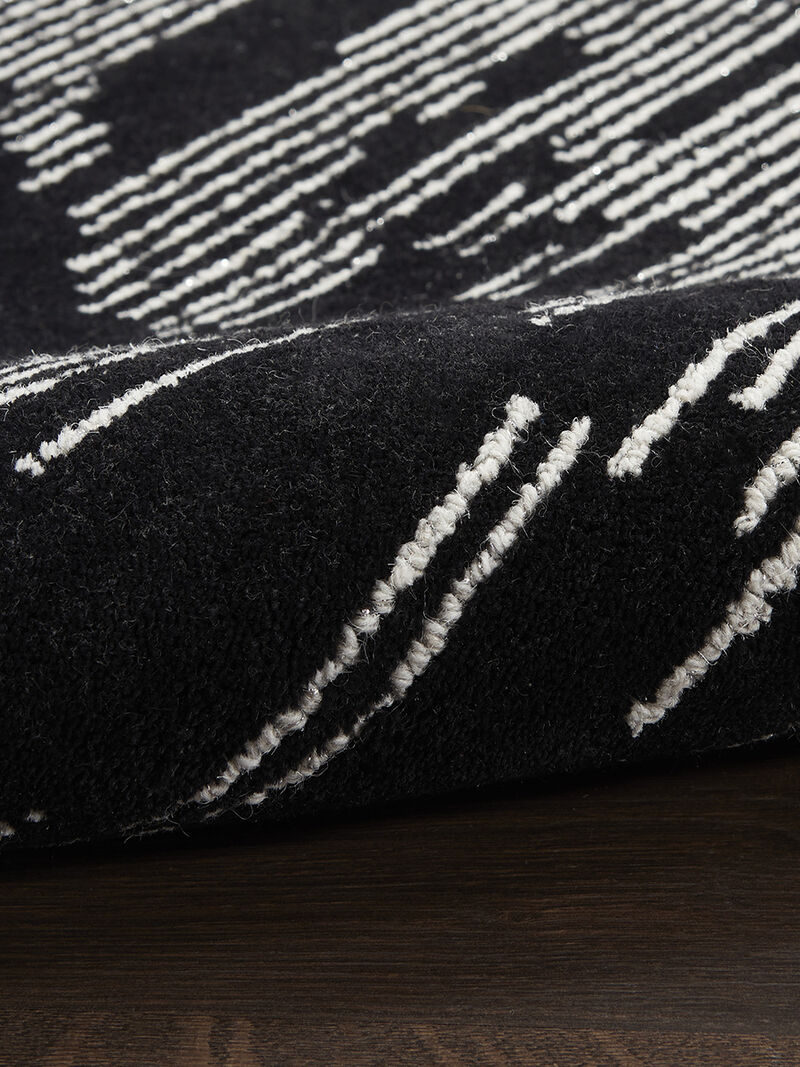 Ma30 Star SMR02 Black/Ivory 8'6" x 11'6" Rug image number 4