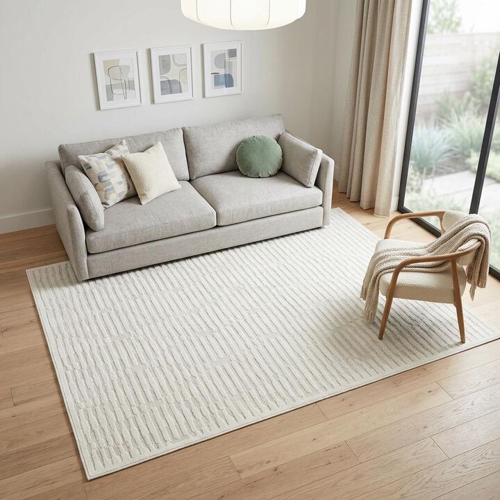 HomeRoots Geometric Area Rug
