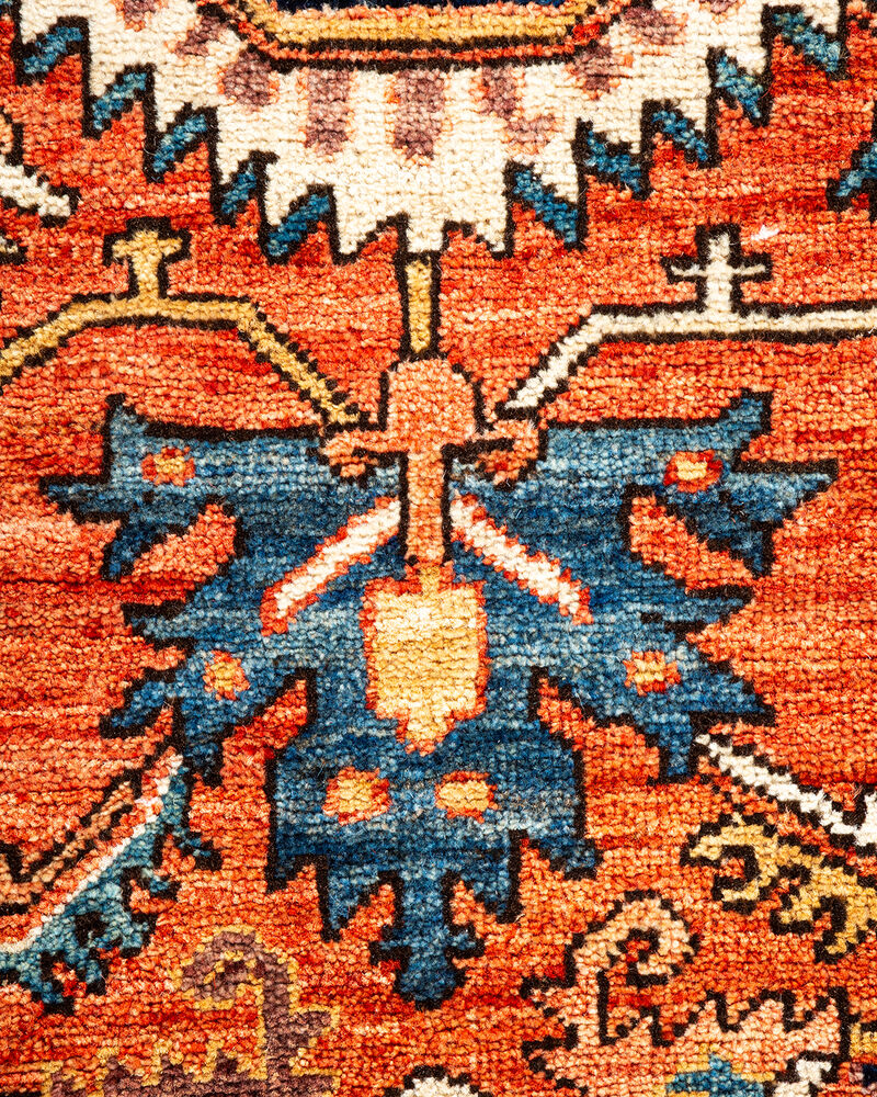 Serapi, One-of-a-Kind Hand-Knotted Area Rug  - Orange, 2' 8" x 10' 2" image number 3