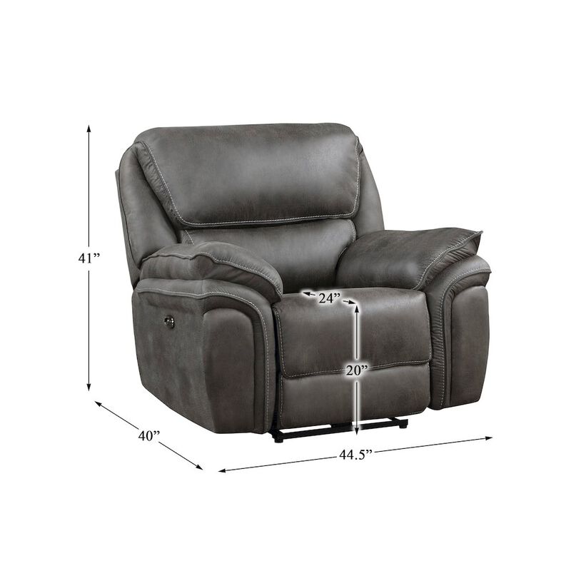 Lexicon Proctor Microfiber Power Reclining Chair