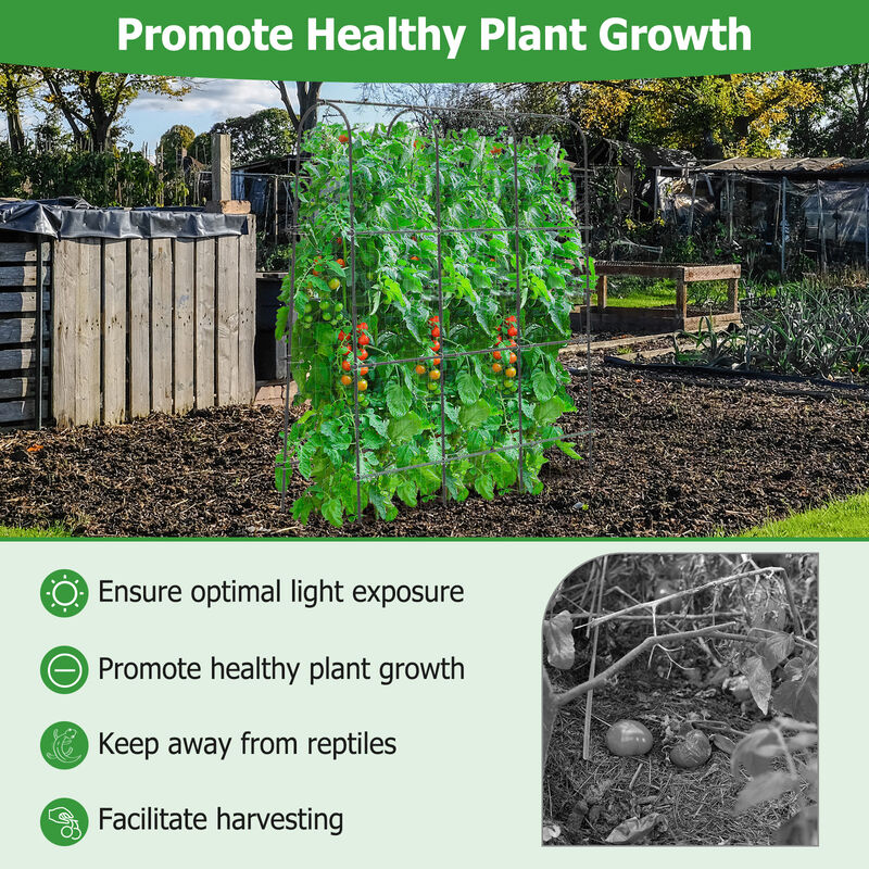 U-Shaped Tall Garden Arched Trellis for Climbing Plants