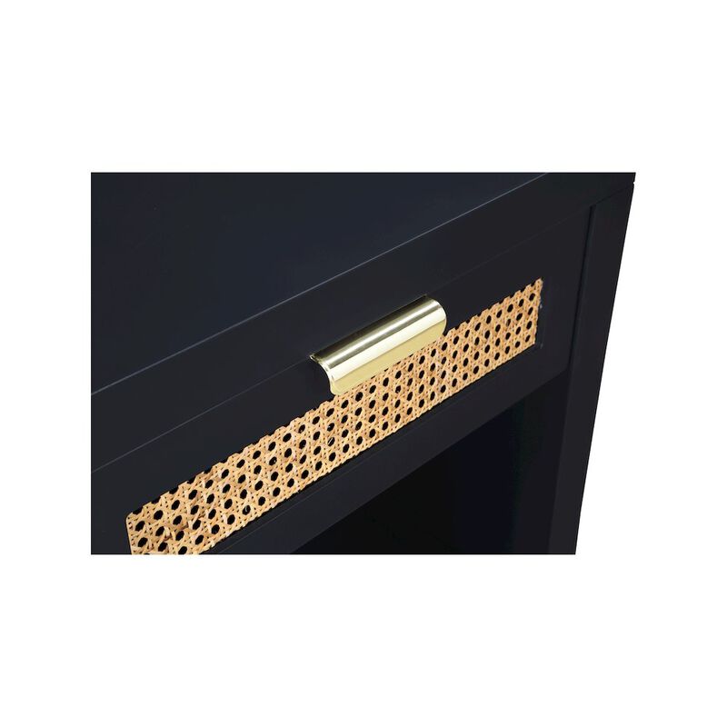 Meridian Furniture Langham Black Night Stand