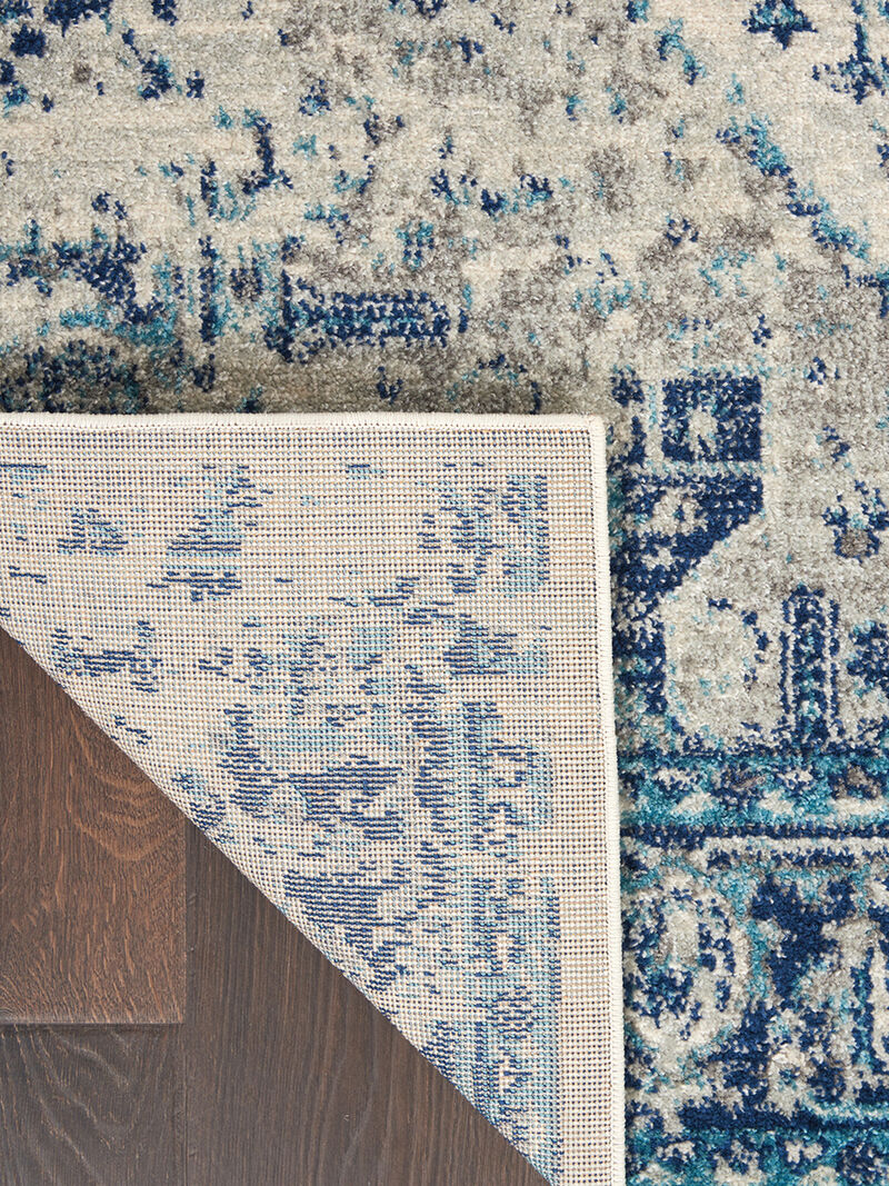 Tranquil TRA06 Ivory/Light Blue 5'3" x 7'3" Rug image number 1
