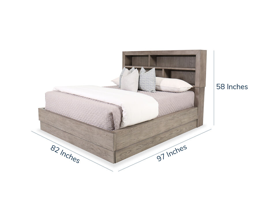 Anibecca King Bookcase Bed