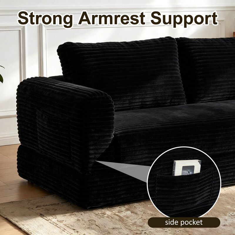 Reptax Convertible Sleeper Sofa Bed image number 2