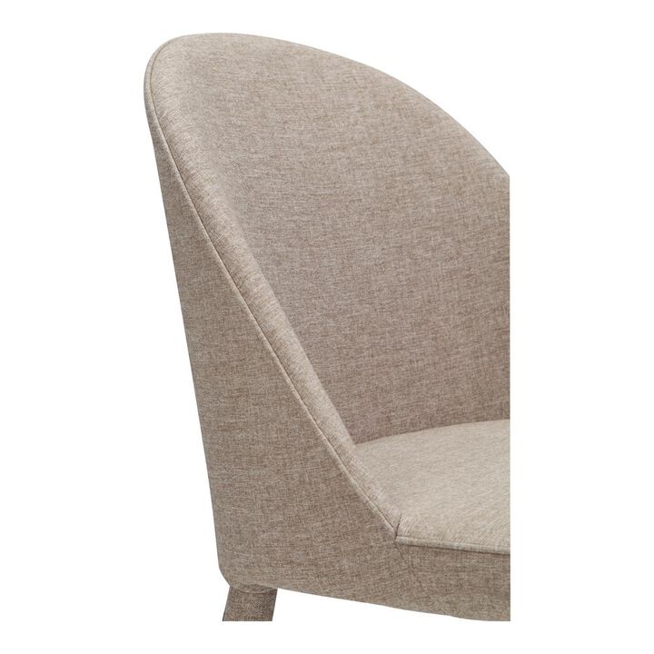 Moe's Home Collection Burton Dining Chair, Beige