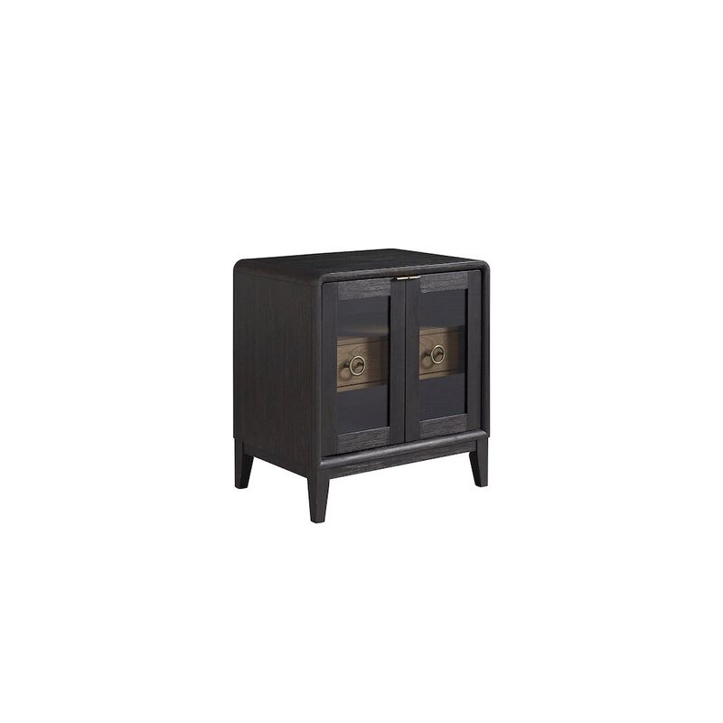 Aurora Glass Door Nightstand