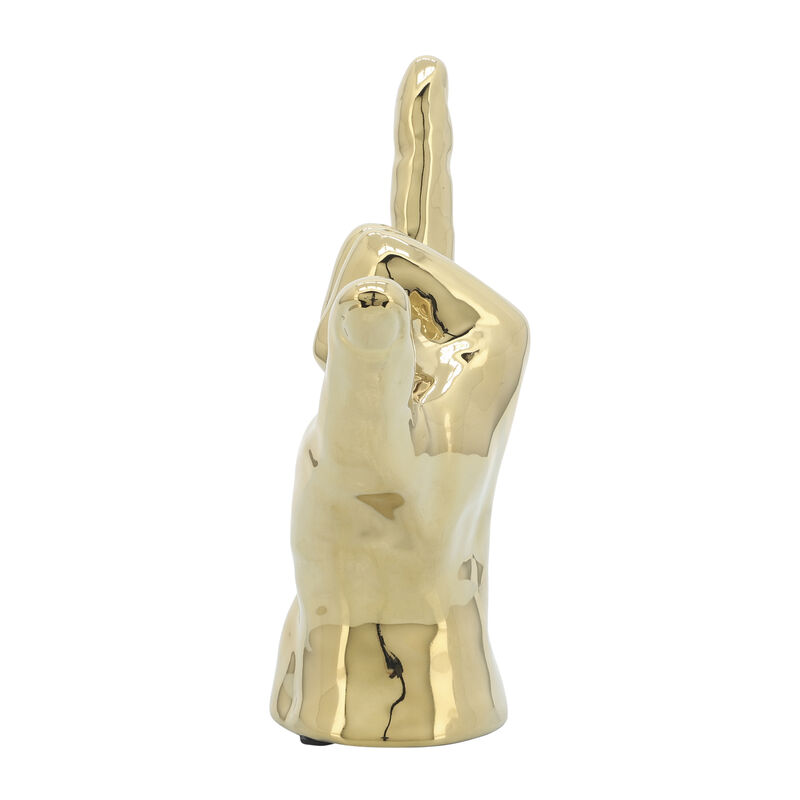 7"h, "hang Loose" Hand, Gold image number 2