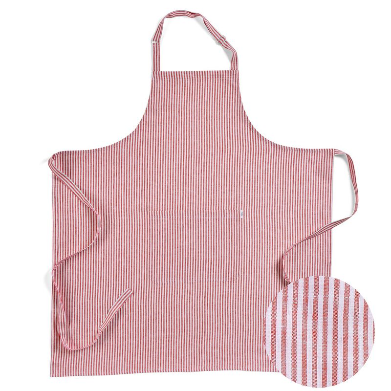 Solino Home 100% Pure Linen Apron - Linen Full Midi Apron