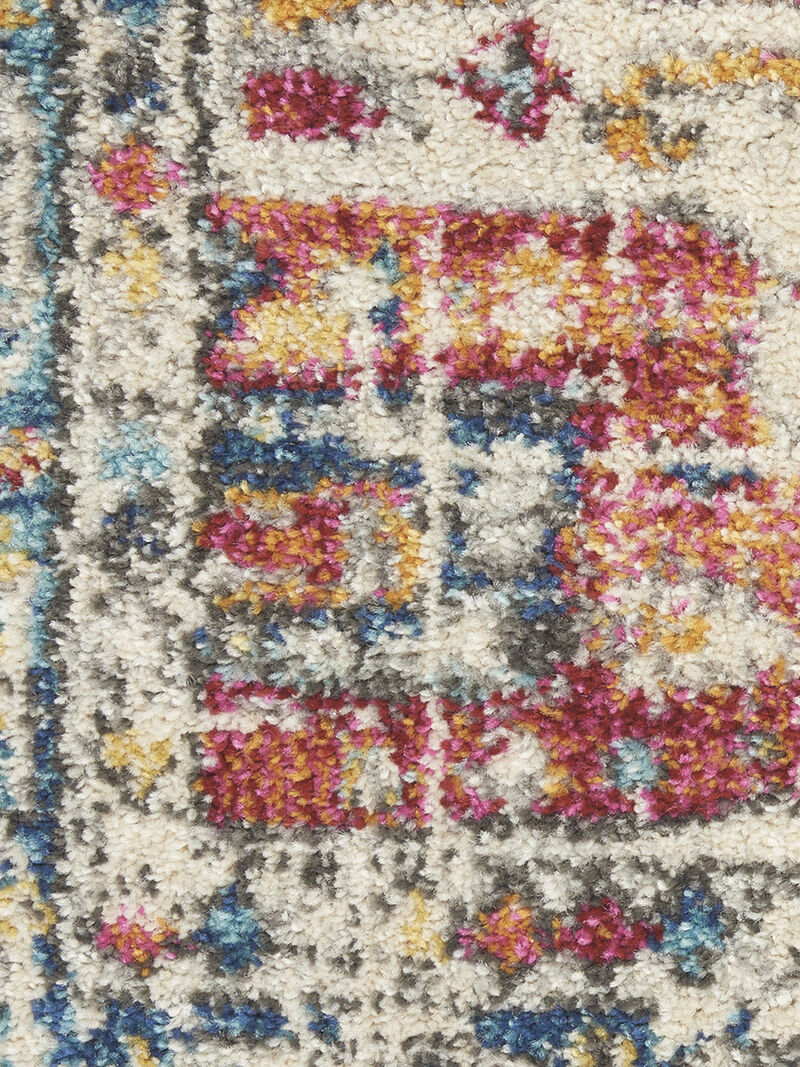 Passion PSN23 Ivory/Light Blue 6'7" x 9'6" Rug image number 6