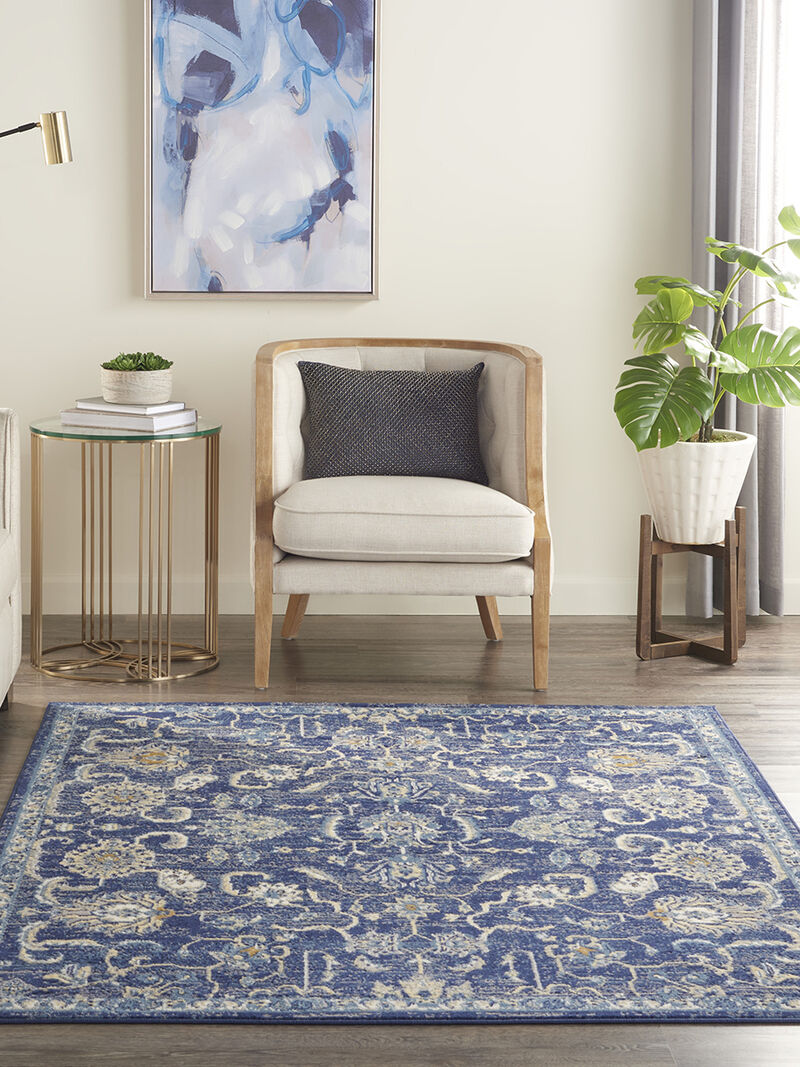 Grafix GRF24 Navy 3'9" x 5'9" Rug