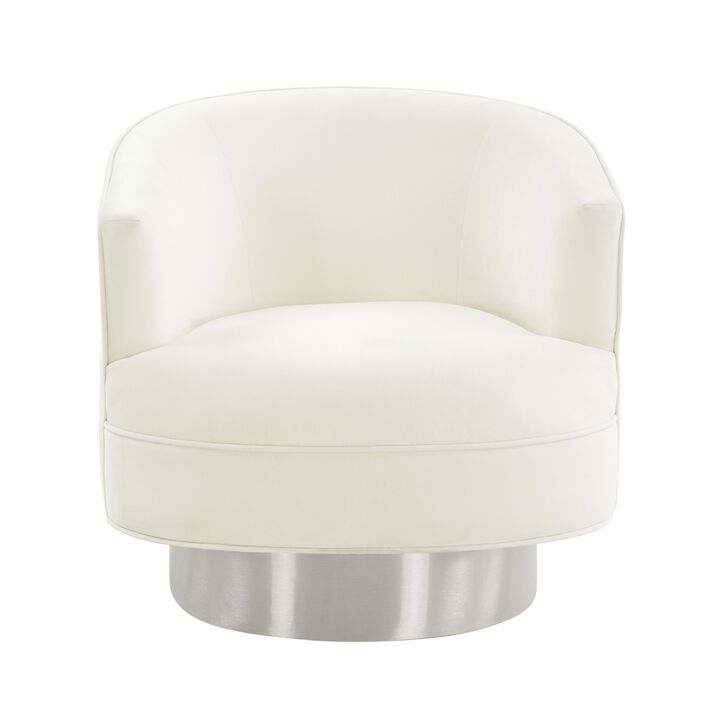 Stella Velvet Swivel Chair by Inspire Me Home Decor