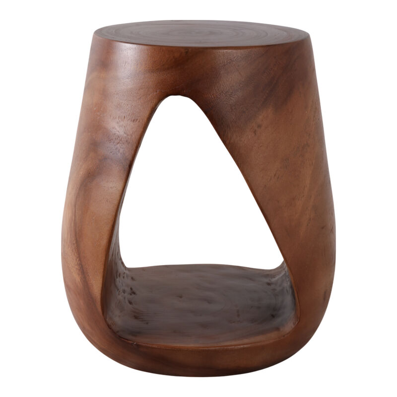 Open Cut-out Wood Accent Table image number 0