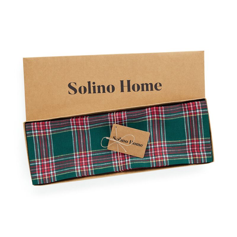 Linen Placemats - Green Tartan Plaid image number 4