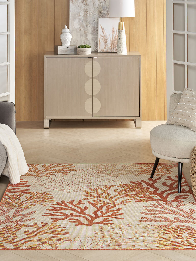 Garden Oasis GOA05 Coral 6' x 9' Rug