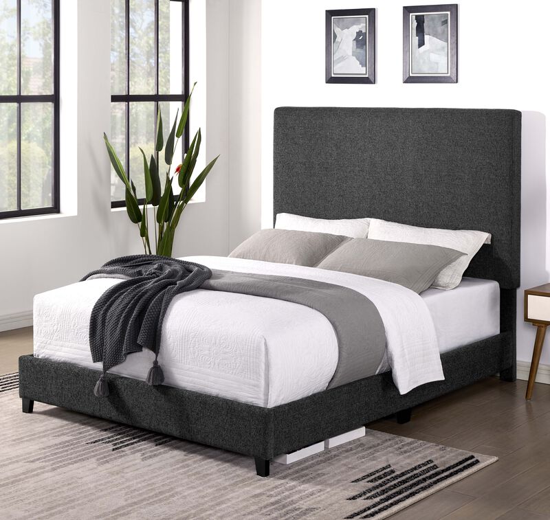 Queen Size Upholstered Platform Bed