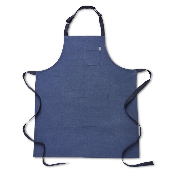 Solino Home 100% Pure Linen Apron - Kitchen Linen