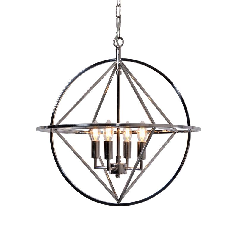 Geometric Metal Pendant Light image number 0