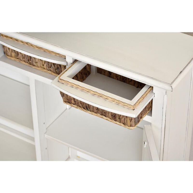 Sea Winds Coastal Furniture Monaco Entry Cabinets with Baskets