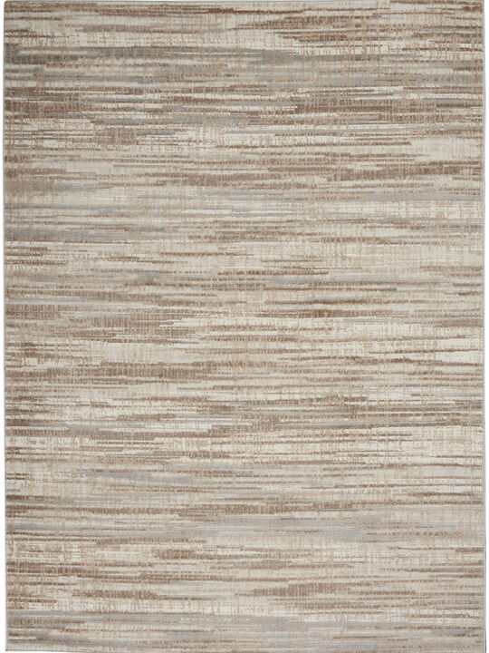 Elation ETN01 Ivory/Gray 6' x 9' Rug