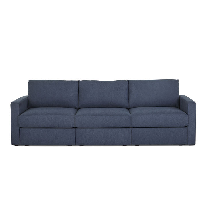 Flex Denim Sofa With Standard Arm