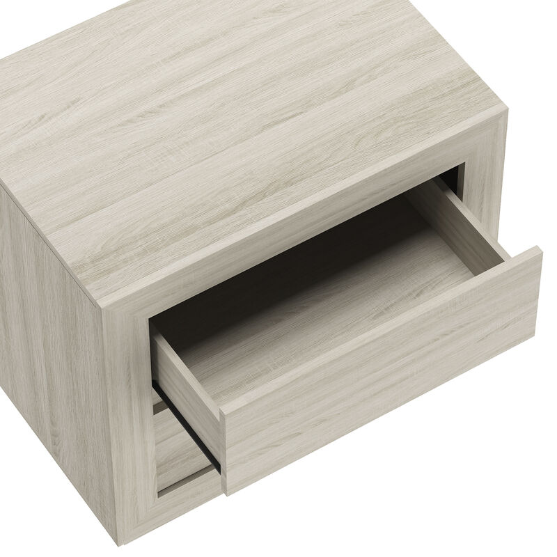 Soren 26" 2-Drawer Nightstand in Oak image number 2
