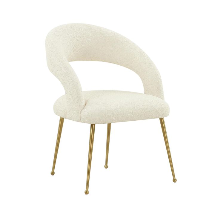 Casafoyer Rocco Cream Performance Boucle Dining Chair