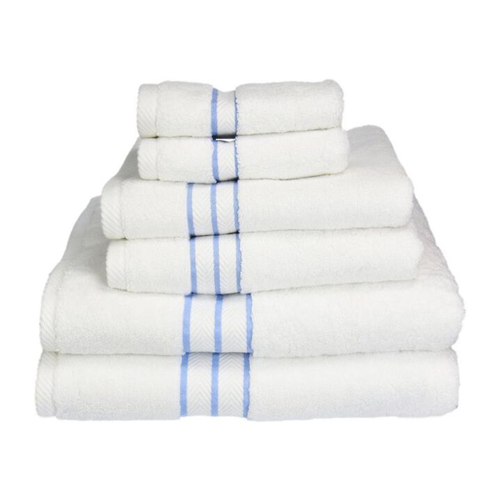 Superior 900GSMH 6PC SET LB 900 Gsm Egyptian Cotton Towel Set 6 Pieces