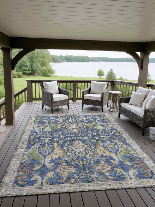 Hatay HY6 Navy 10' x 14' Rug