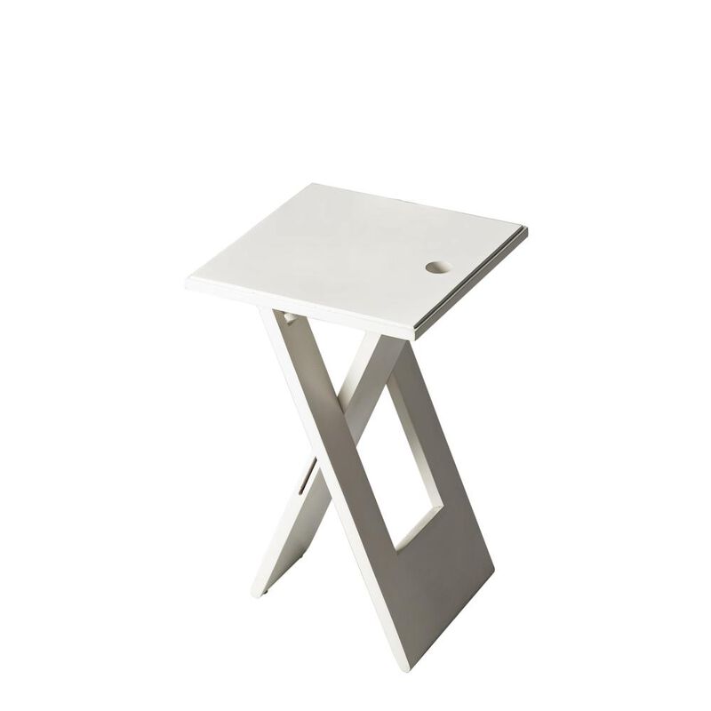 Butler Specialty Hammond Folding Side Table, White