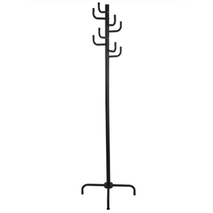 Modern Metal Coat Rack with Hat For Entryway