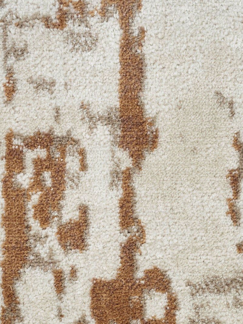 Quarry QUA01 Ivory/Rust 2'2" x 7'6" Rug image number 5