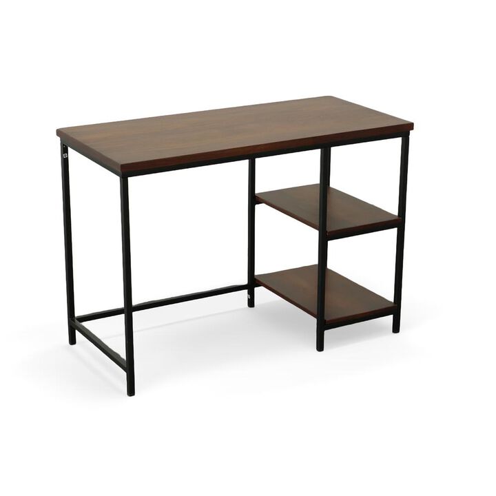 Carolina Living Brayden Desk - Chestnut/Black