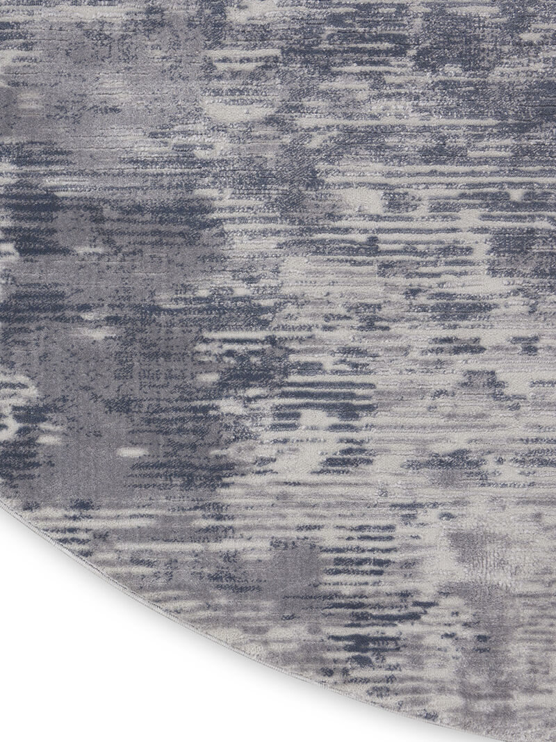 Rustic Textures RUS05 Gray 5'3" x Round Rug image number 3