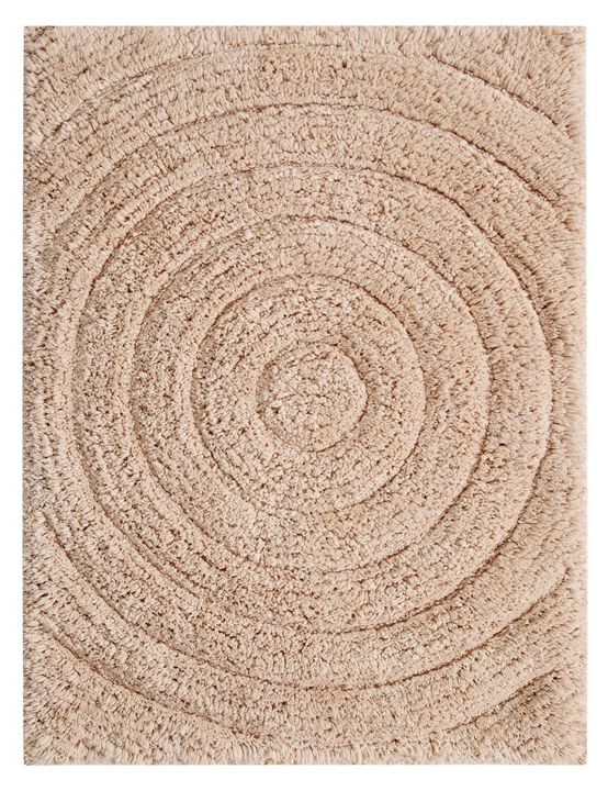 Knightsbridge Echo 220 GSF Non Skid Back Bath Rug 24 x 40 - Natural