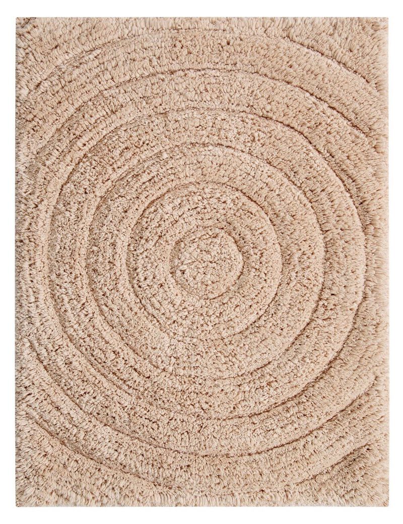 Knightsbridge Echo 220 GSF Non Skid Back Bath Rug 24 x 40 - Natural