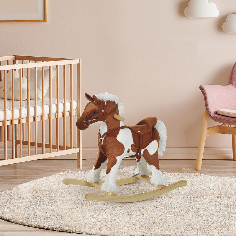 BreeBe Musical Rocking Horse for Toddlers image number 1