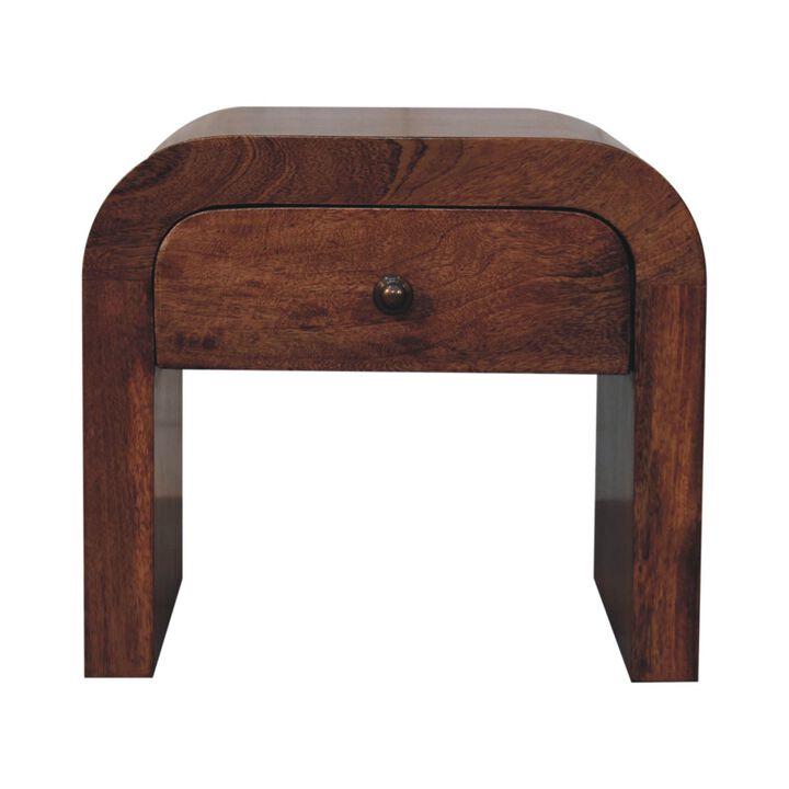 Artisan Furniture Solid Wood Honey Caramel Darcy Bedside